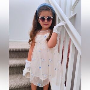 Zara Organza Floral Dress